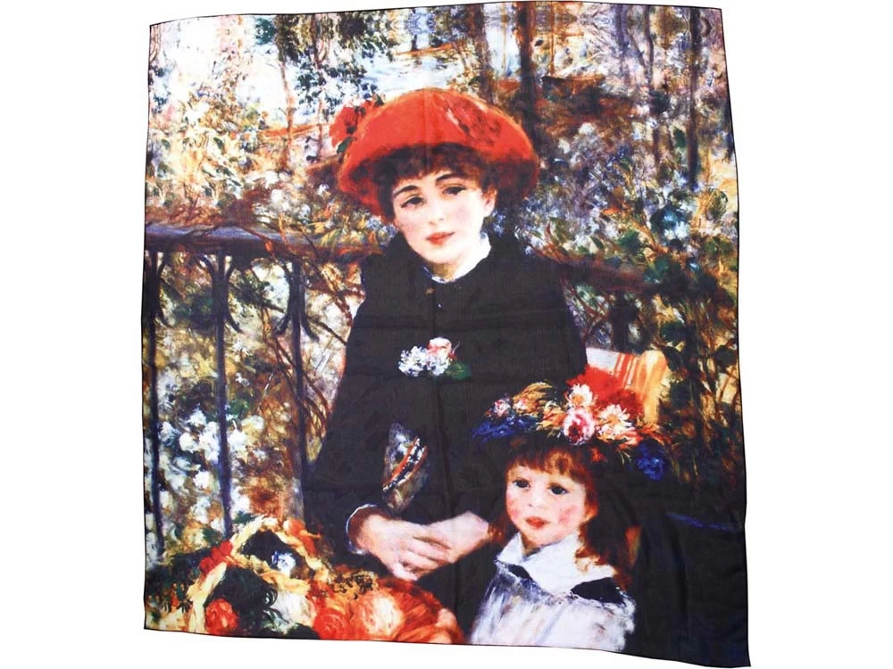 Набор: платок, складной зонт «Ренуар. Терраса» Набор: платок, складной зонт «Ренуар. Терраса»