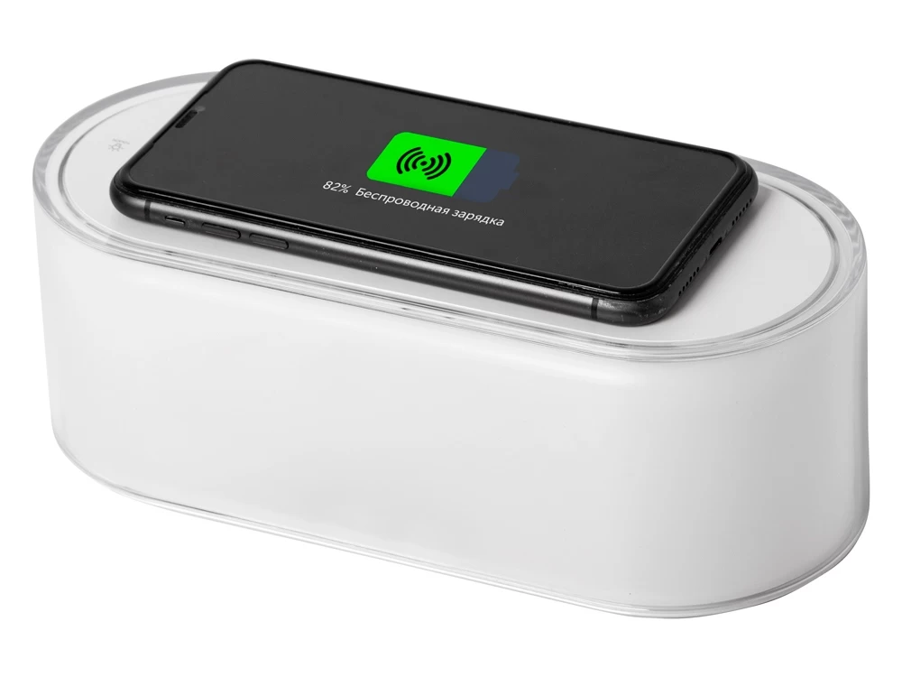 Ночник с беспроводной зарядкой и RGB подсветкой Miracle, 15 Вт Ночник с беспроводной зарядкой и RGB подсветкой Miracle, 15 Вт