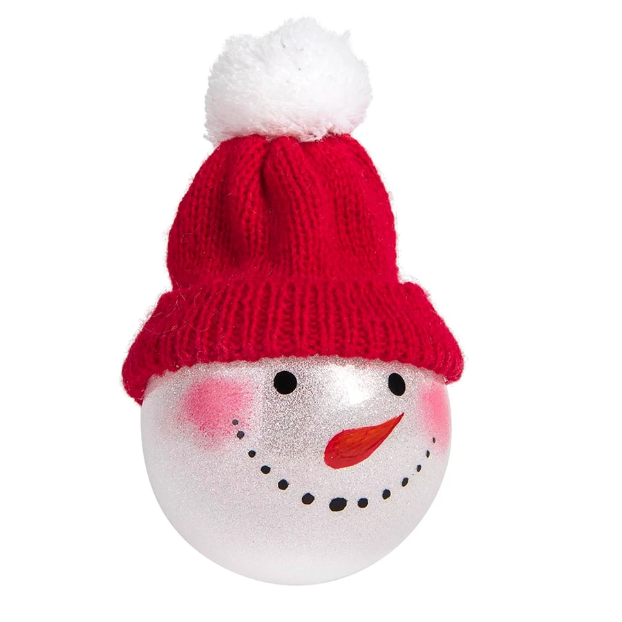 Шар новогодний "Snowman", диаметр 8 см. Шар новогодний "Snowman", диаметр 8 см.