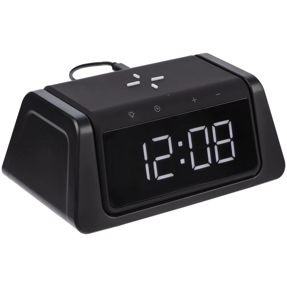 Настольный стерилизатор с беспроводной зарядкой и часами UV Depot Настольный стерилизатор с беспроводной зарядкой и часами UV Depot