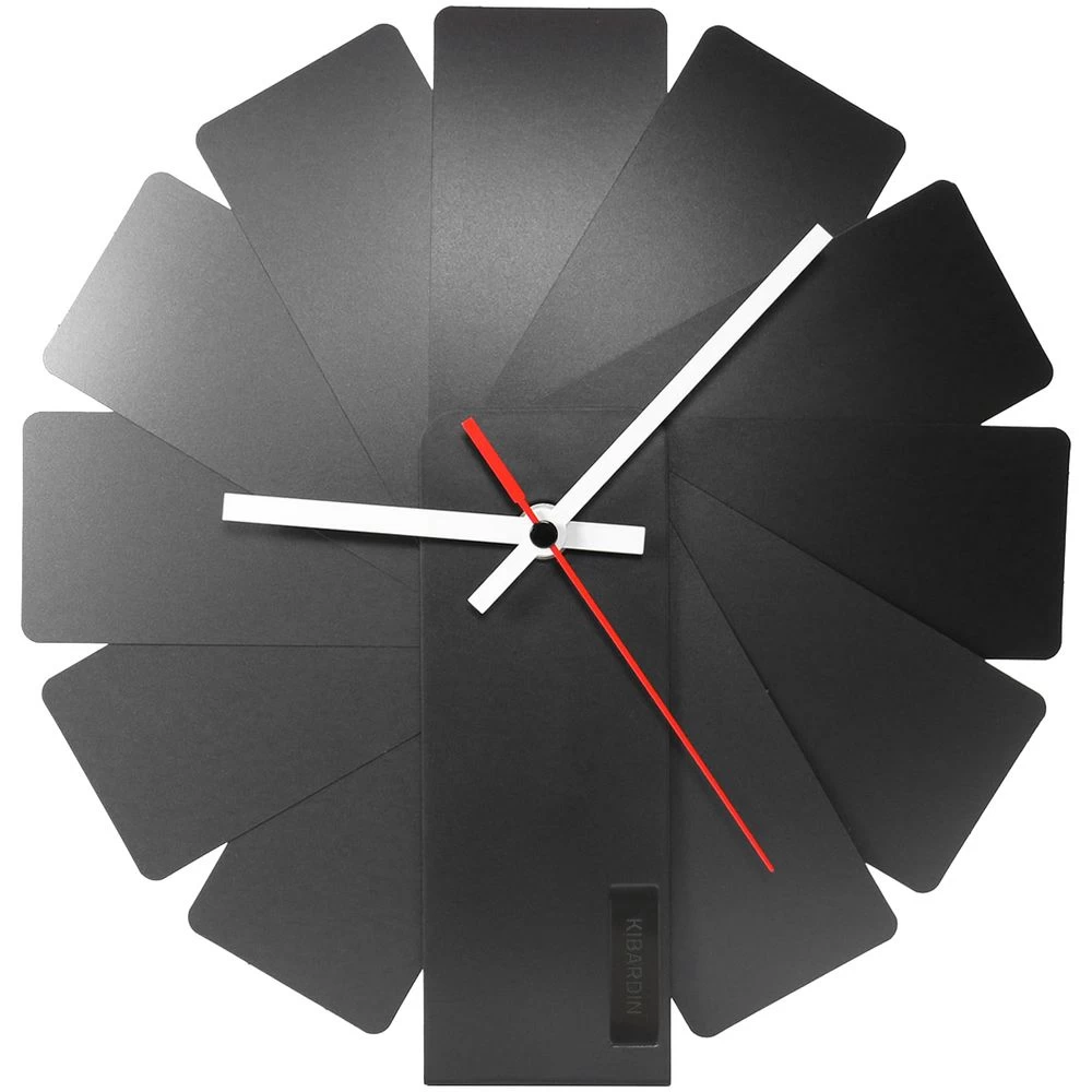 Часы настенные Transformer Clock. Black & Black Часы настенные Transformer Clock. Black & Black