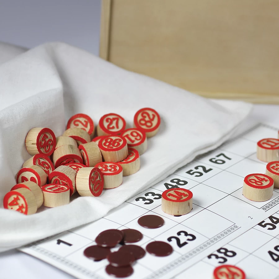 Русское лото в деревянной коробке Русское лото в деревянной коробке