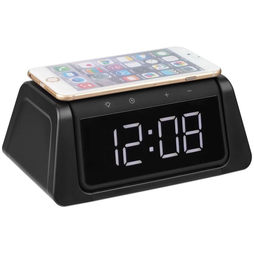 Настольный стерилизатор с беспроводной зарядкой и часами UV Depot Настольный стерилизатор с беспроводной зарядкой и часами UV Depot