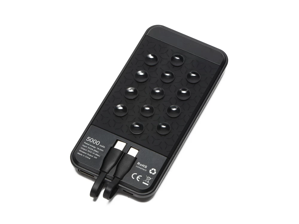 Портативное беспроводное зарядное устройство Octopus Air, 5000 mAh Портативное беспроводное зарядное устройство Octopus Air, 5000 mAh