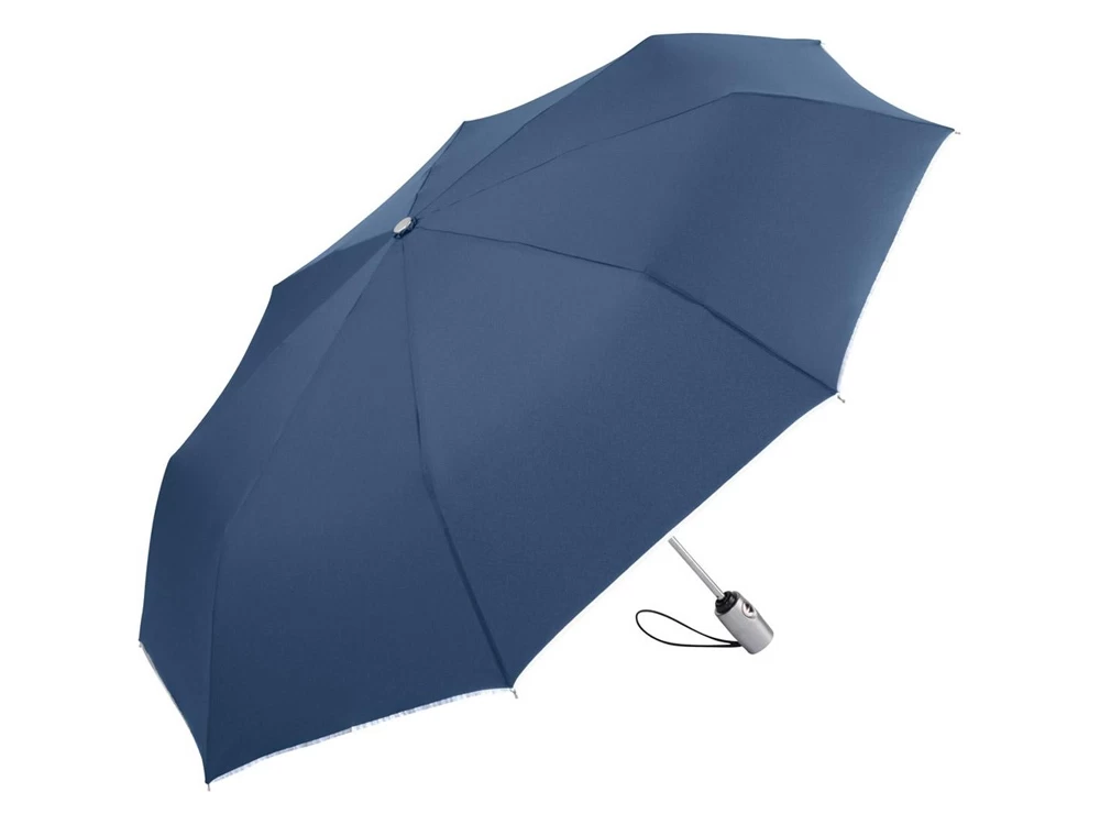 Зонт складной Guard автомат со светоотражающим кантом Зонт складной Guard автомат со светоотражающим кантом