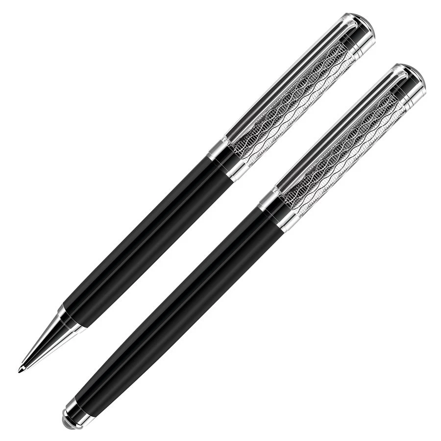 CASTLE, набор:ручка шариковая и ручка-роллер (без футляра)