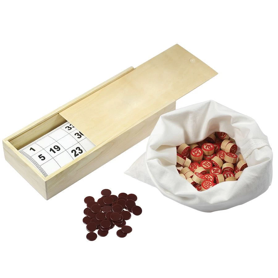 Русское лото в деревянной коробке Русское лото в деревянной коробке