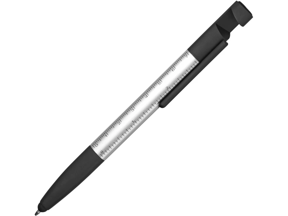 Ручка-стилус металлическая шариковая «Multy» с грипом (00)