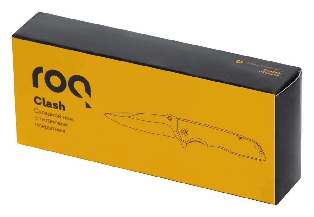 Складной нож с титановым покрытием Clash Складной нож с титановым покрытием Clash