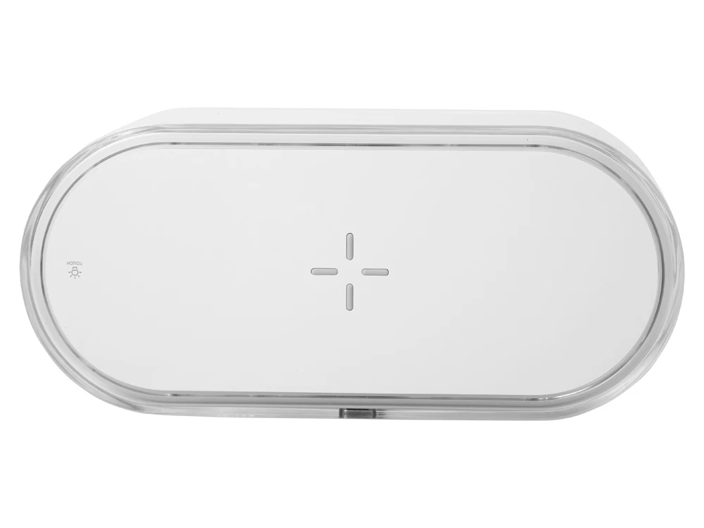 Ночник с беспроводной зарядкой и RGB подсветкой Miracle, 15 Вт Ночник с беспроводной зарядкой и RGB подсветкой Miracle, 15 Вт