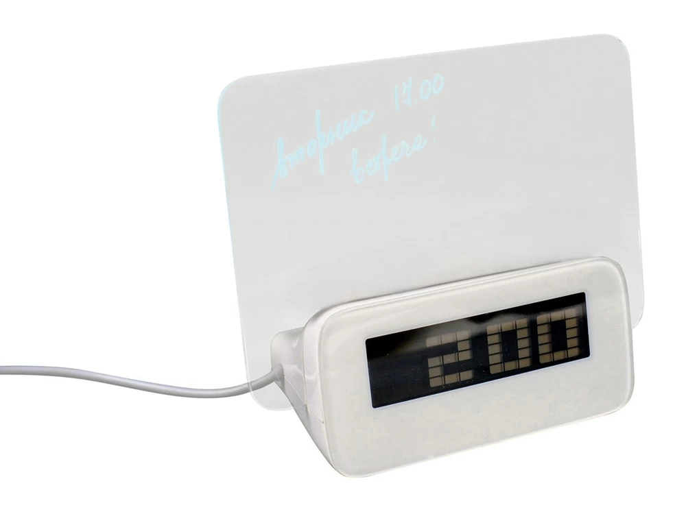 USB Hub на 4 порта с часами и прозрачным экраном для записей маркером USB Hub на 4 порта с часами и прозрачным экраном для записей маркером