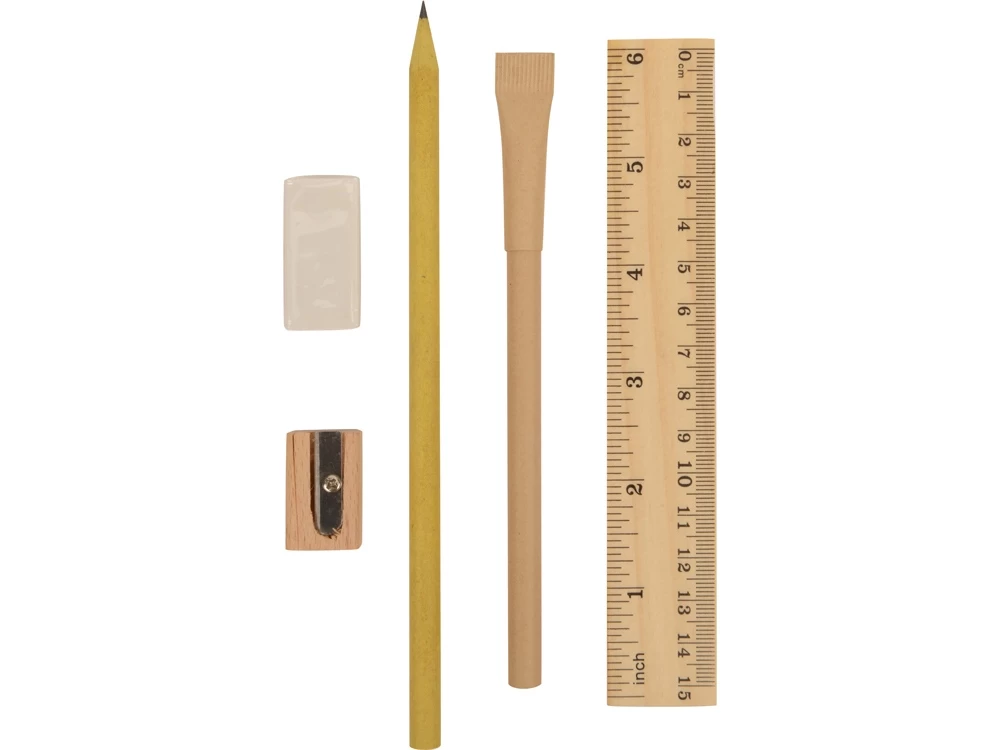 Набор канцелярский в пенале Eco style Набор канцелярский в пенале Eco style