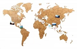 Деревянная карта мира World Map True Puzzle Large (59)